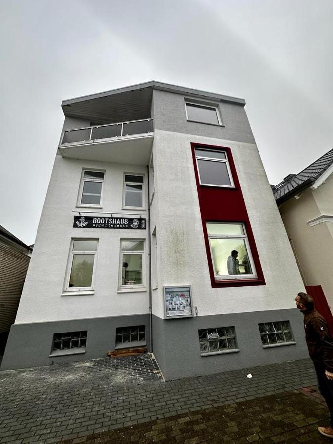 Bootshaus Appartements Cuxhaven Buitenkant foto