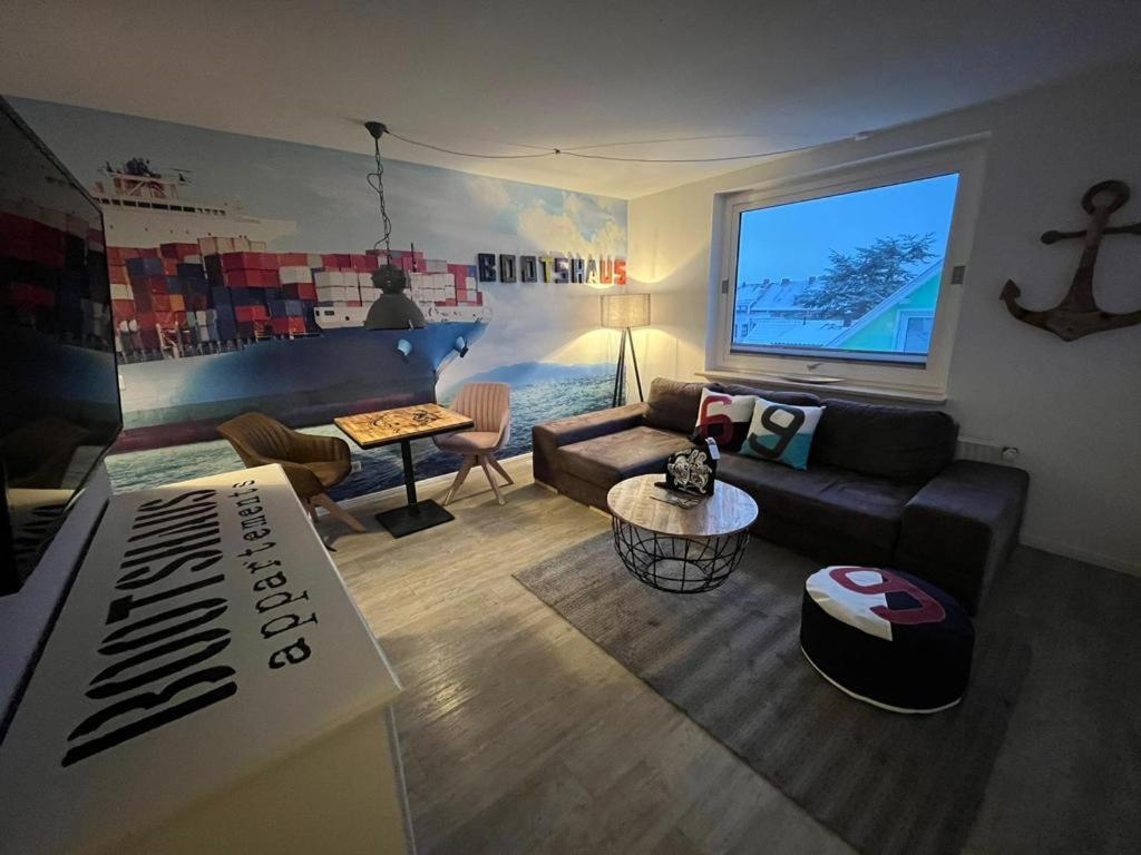 Bootshaus Appartements Cuxhaven Buitenkant foto