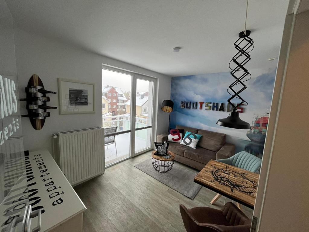 Bootshaus Appartements Cuxhaven Buitenkant foto