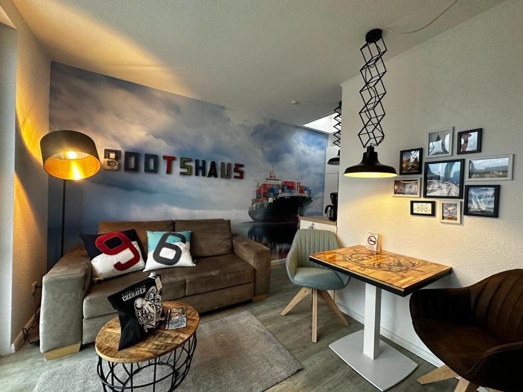 Bootshaus Appartements Cuxhaven Buitenkant foto