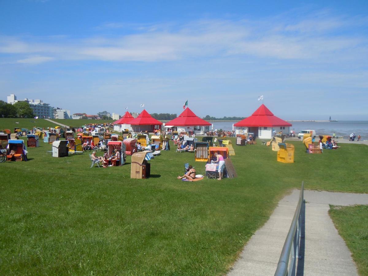 Bootshaus Appartements Cuxhaven Buitenkant foto